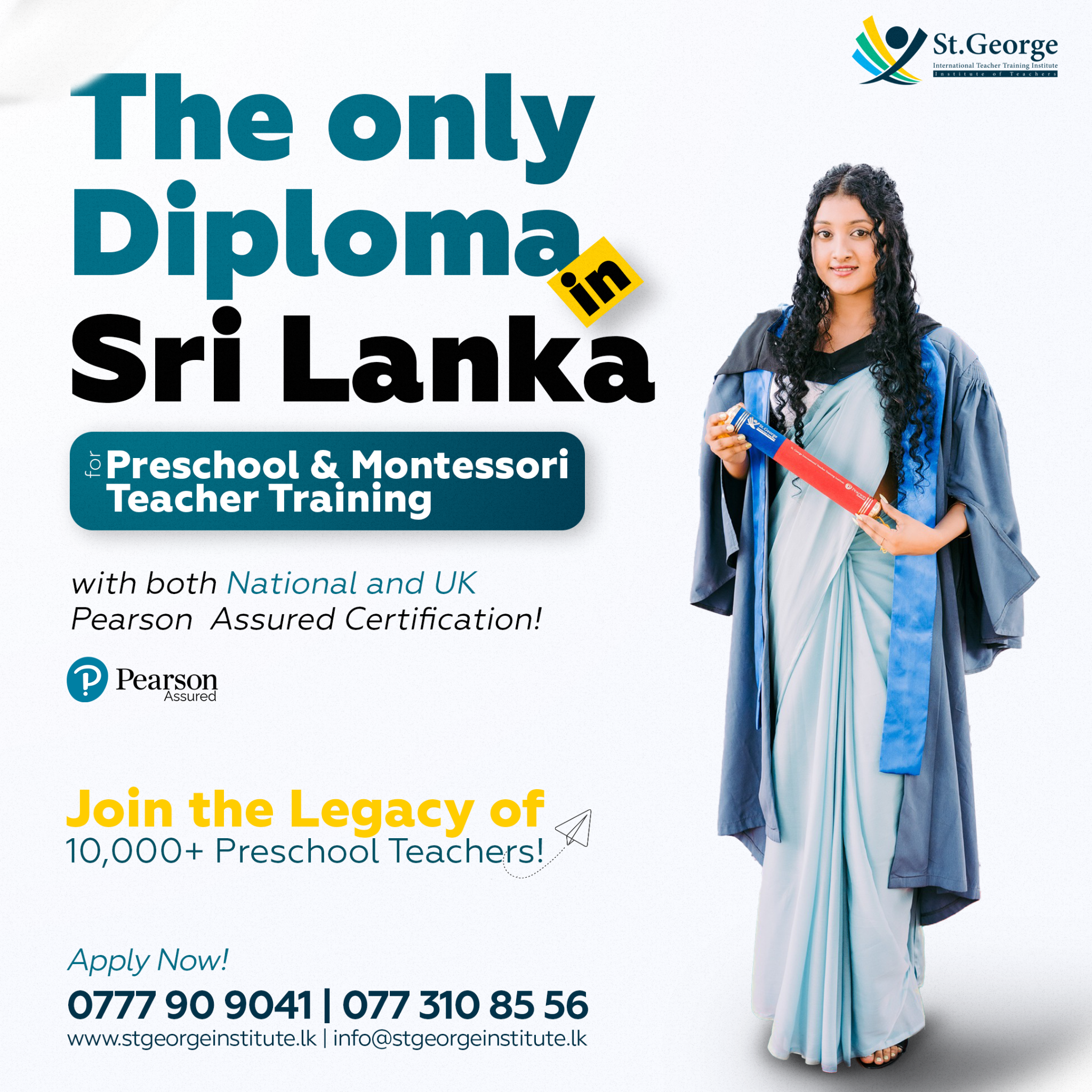 St.George International Teacher Training Institute Facebook ad: Hurry! Limited seats for the New Batch 2026