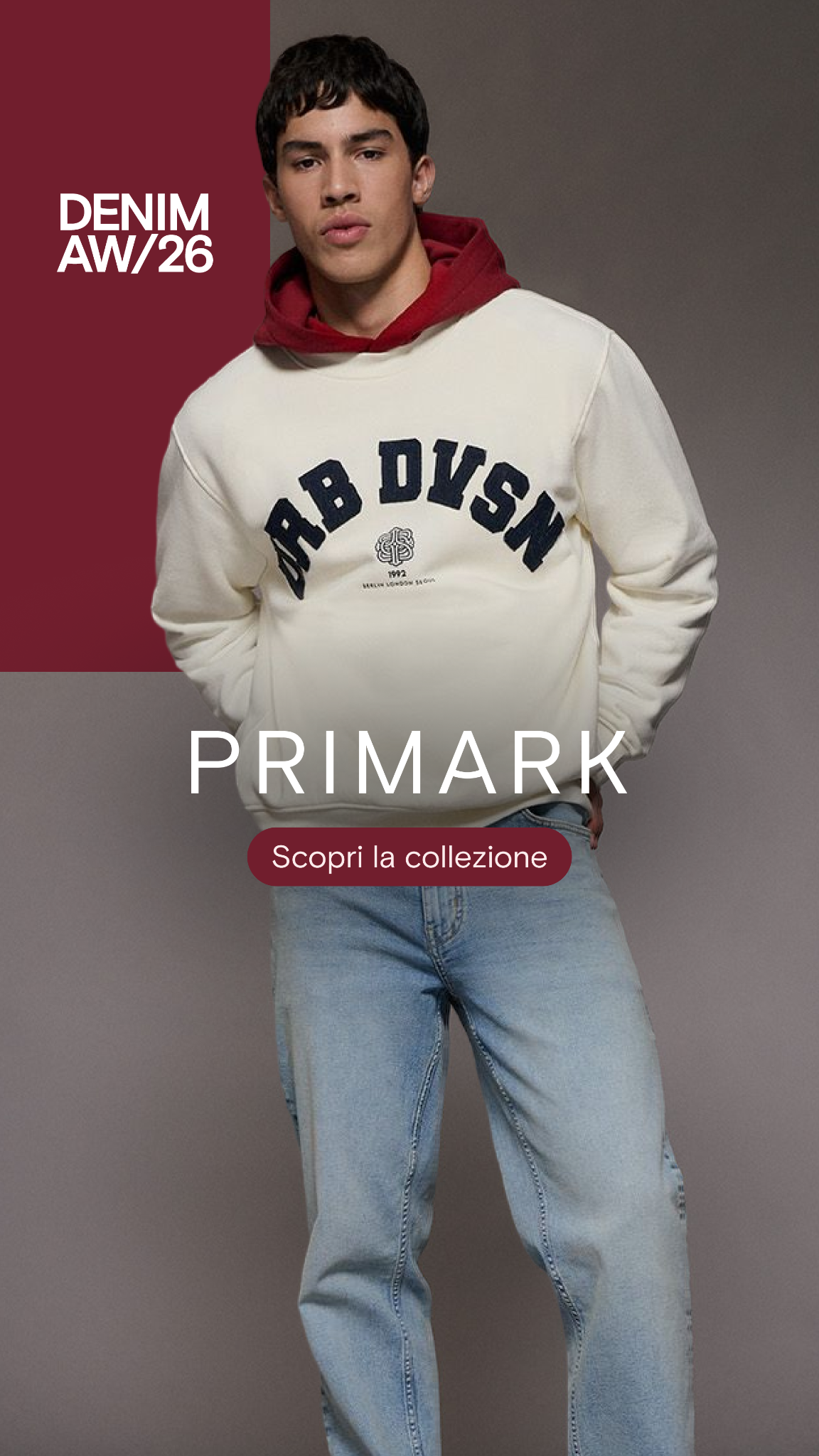 Primark Facebook ad: Verifica la disponibilità