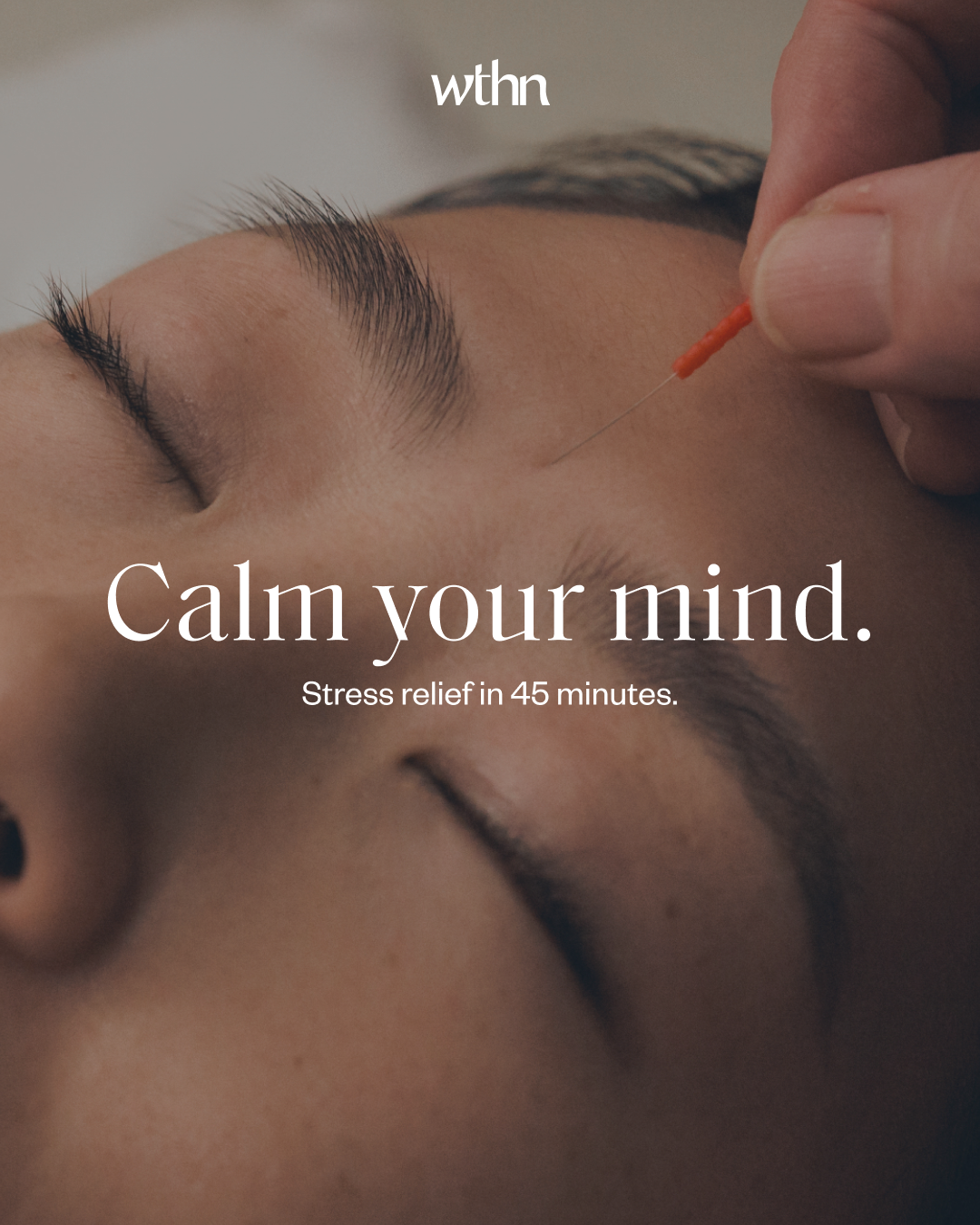 WTHN Acupuncture Facebook ad