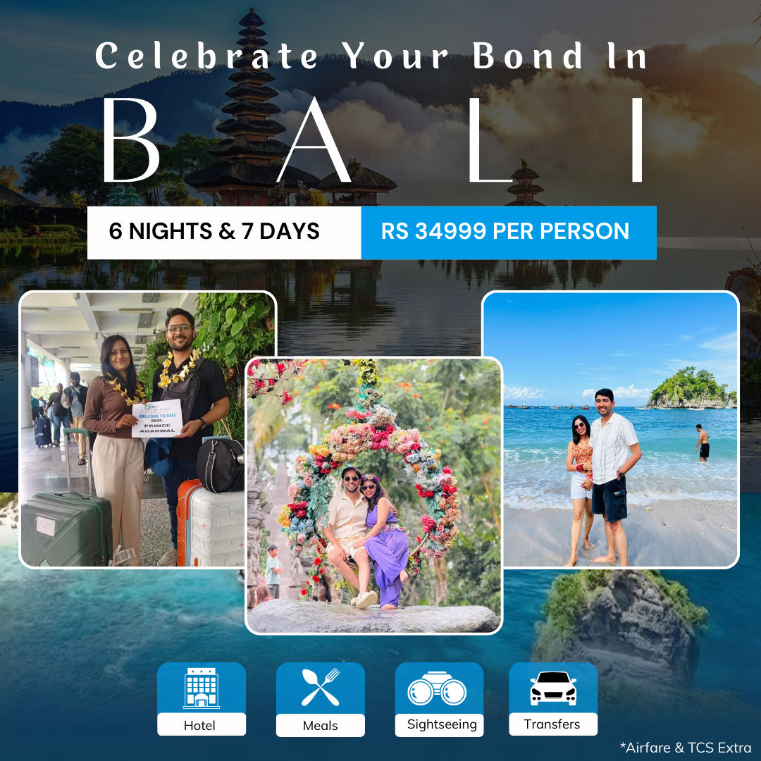 Mytripsbuddy Facebook ad: The perfect couple escape is waiting in Bali