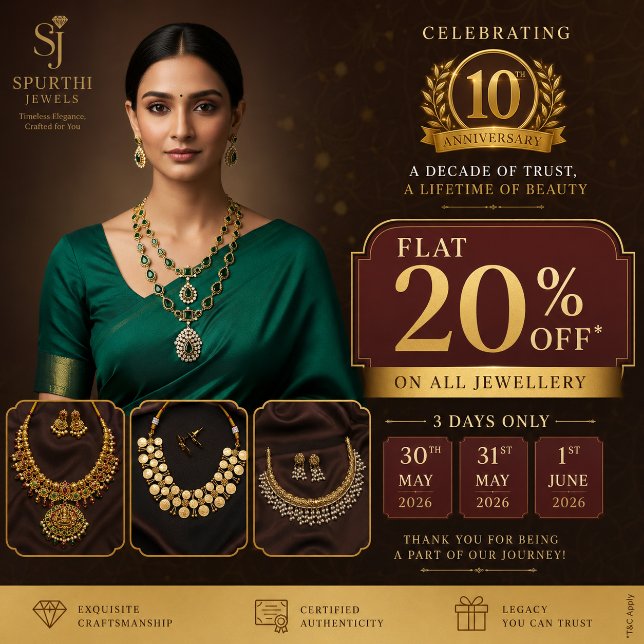 Spurthi Jewels Facebook ad