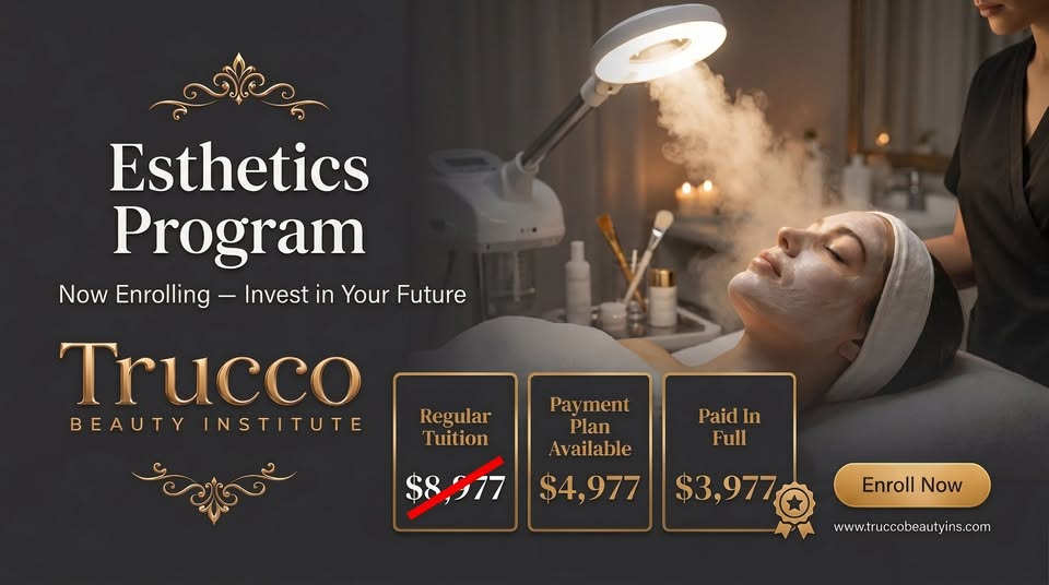Trucco Beauty Institute Facebook ad