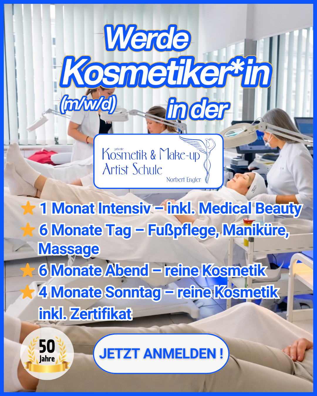 Kosmetikschule Engler Frankfurt Facebook ad: Ausbildung zum professionellen Kosmetiker (m/w/d)