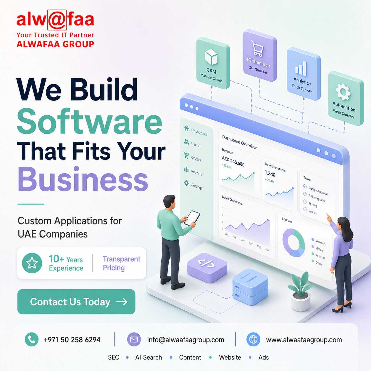 Alwafaa Group Facebook ad