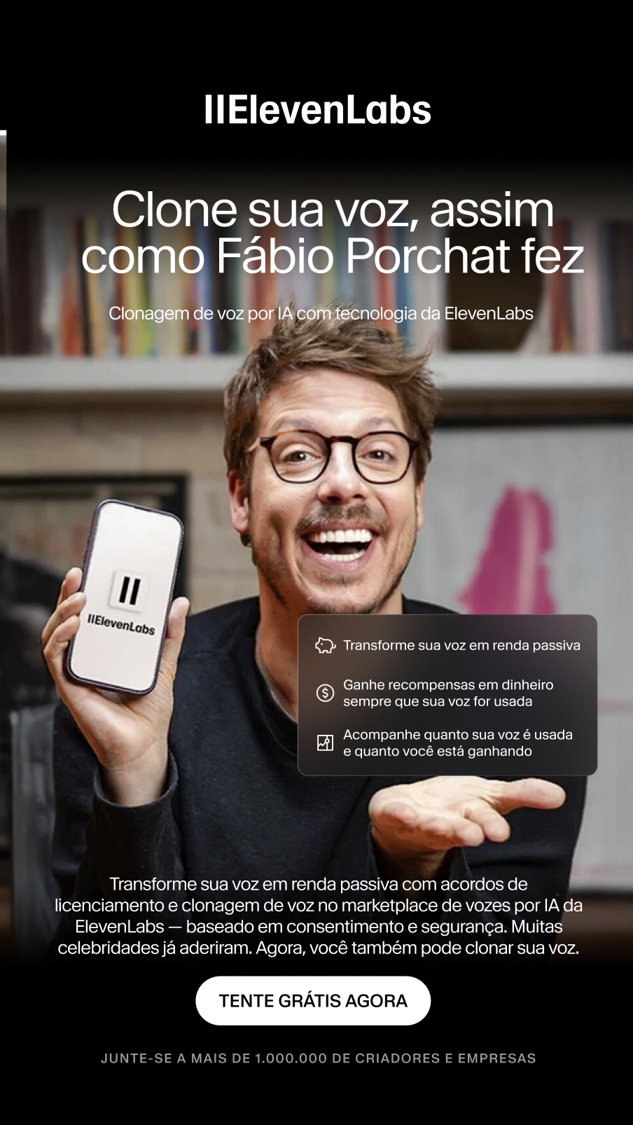 ElevenLabs Facebook ad