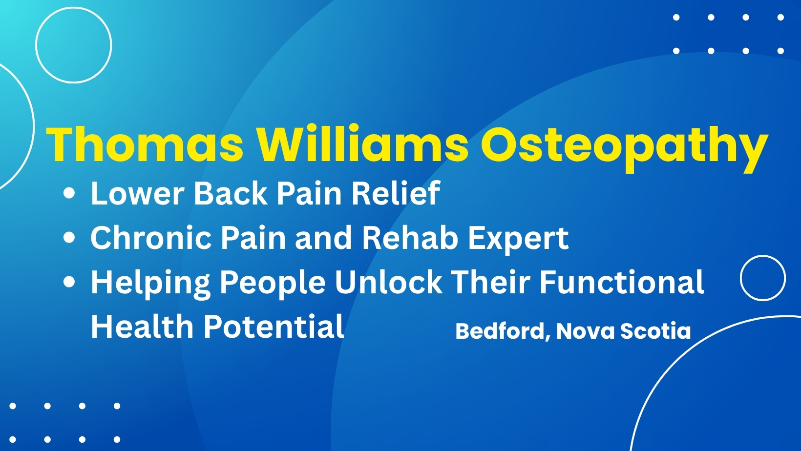 Thomas Williams Facebook ad