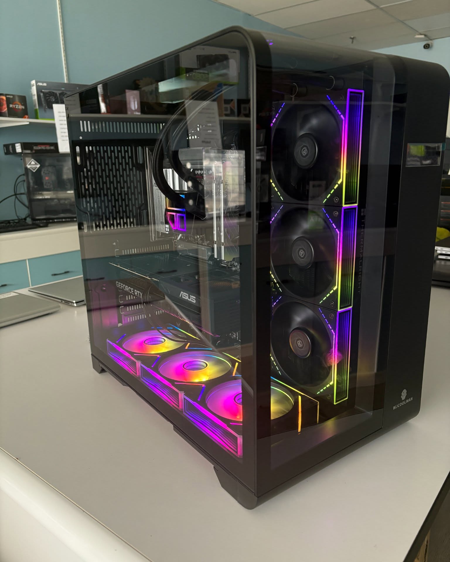 Lin Yufeng Facebook ad: RTX 5060 ti Gaming Desktop - Ryzen 9600X - 32GB DDR5 RAM…