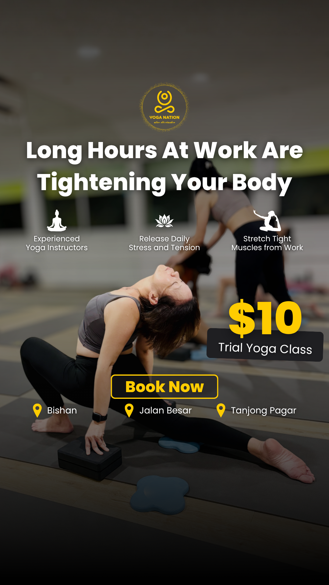 Yoga Nation Facebook ad