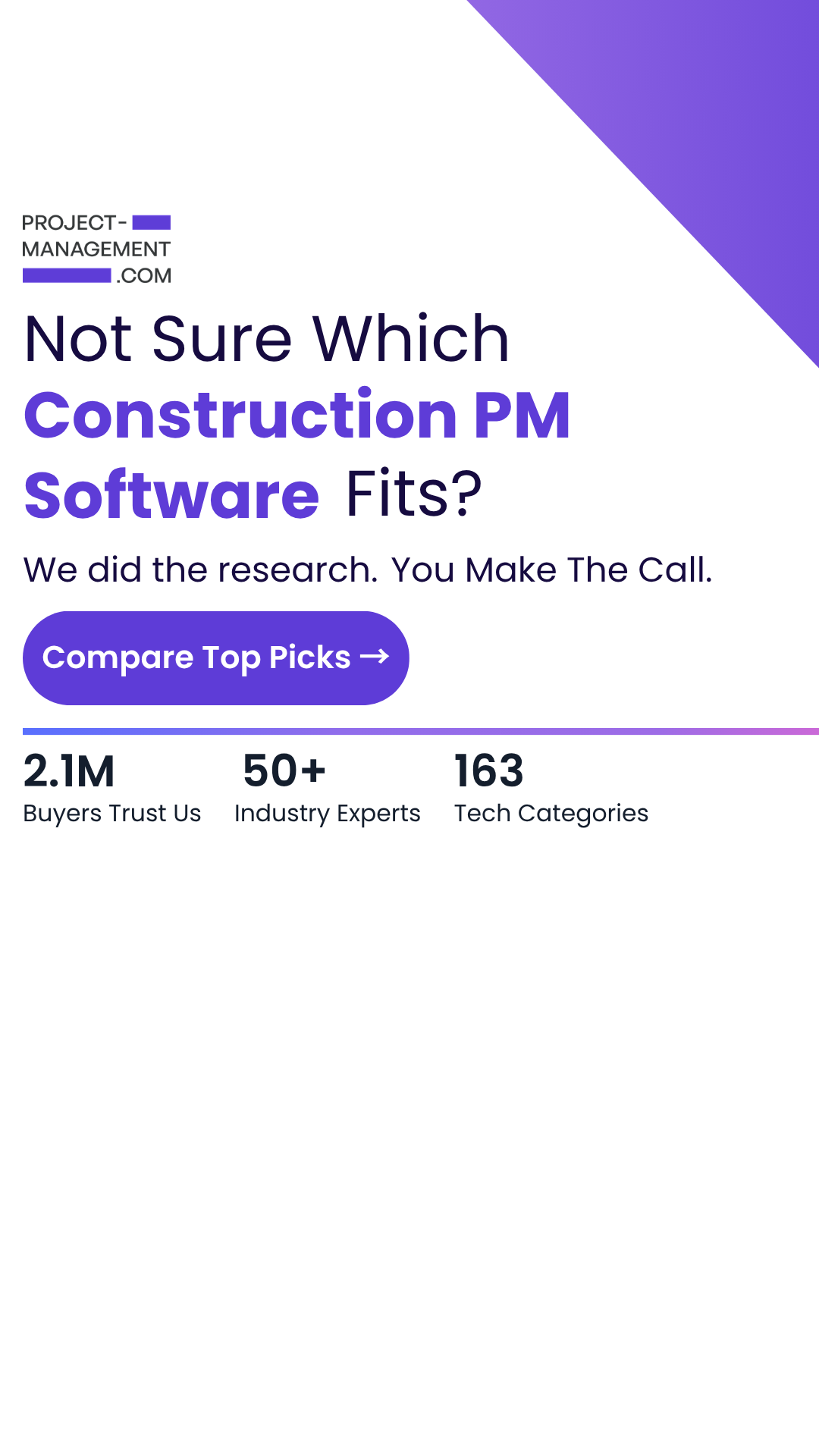 Project-Management.com Facebook ad