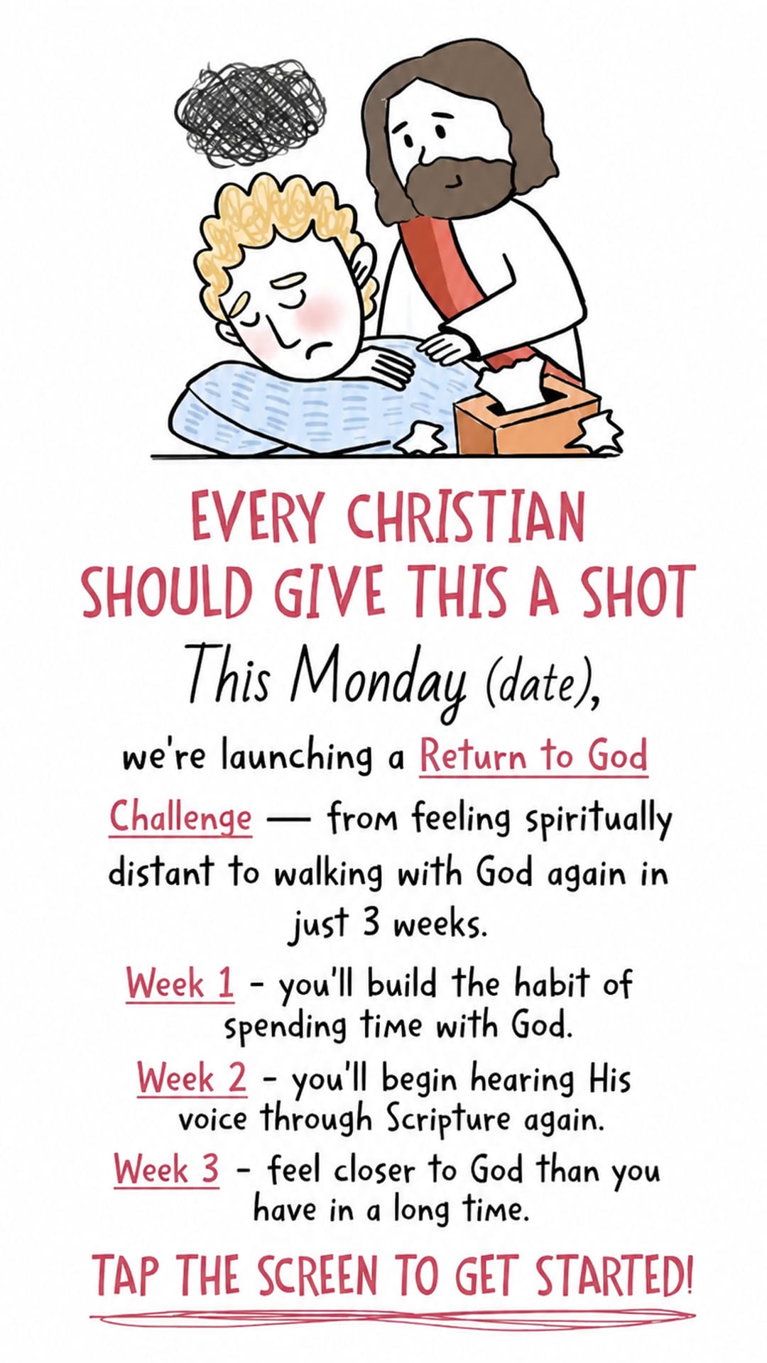 Bible Chat Facebook ad
