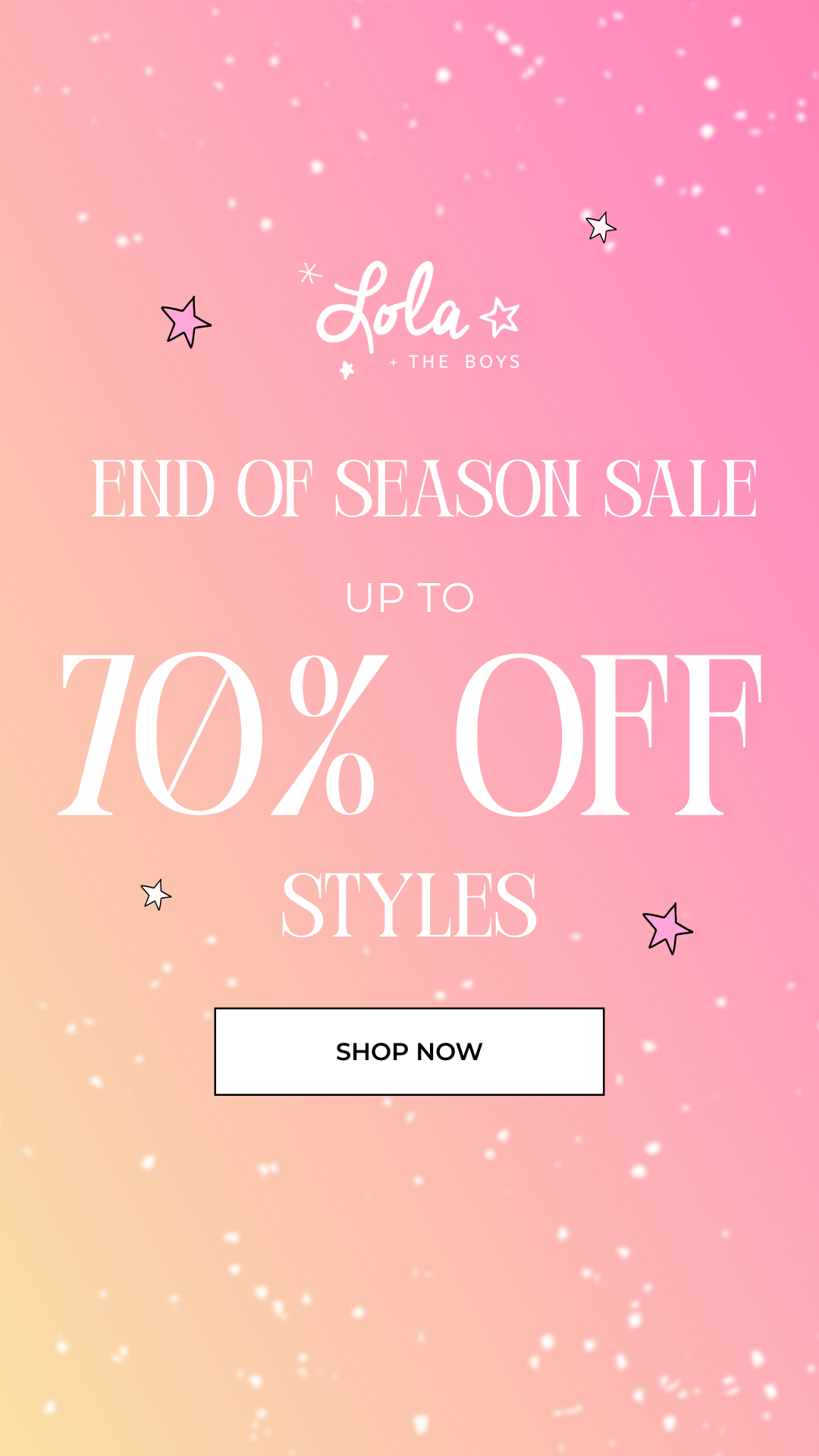 Lola + The Boys Facebook ad