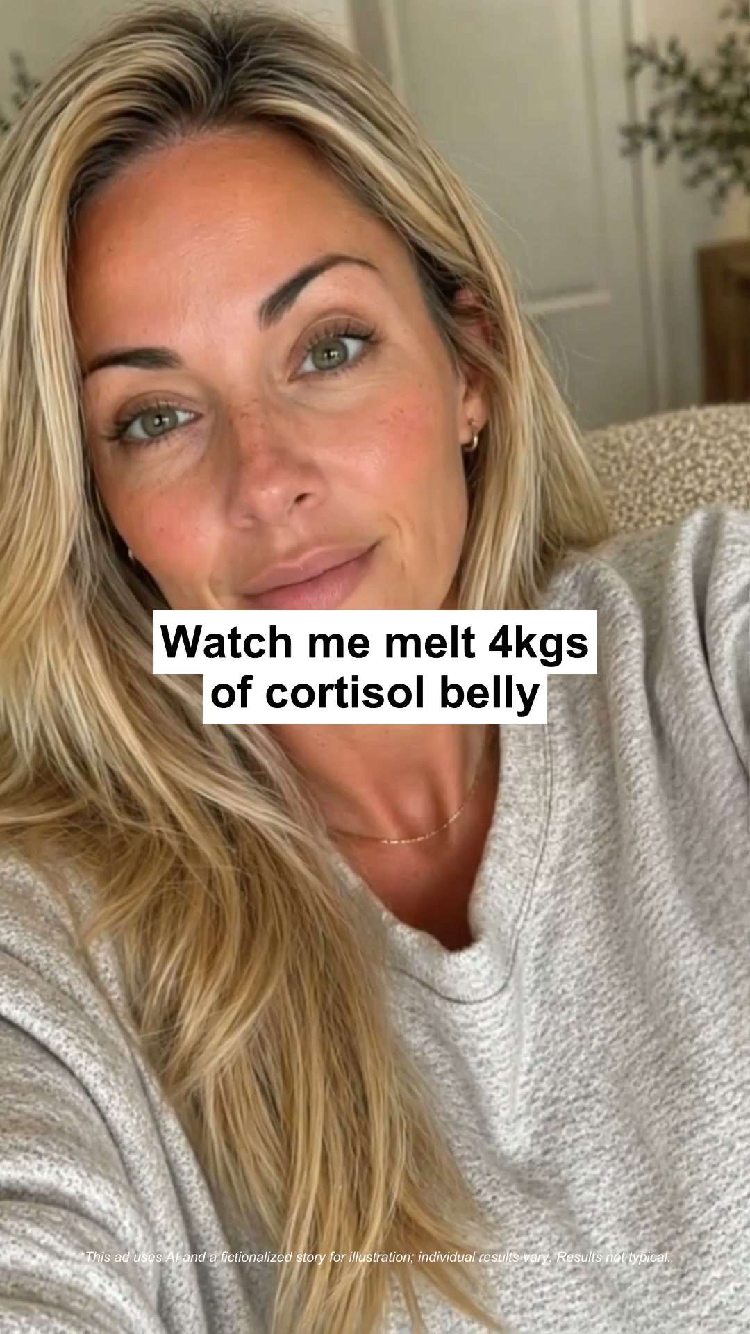 Coffee & Confessions Facebook ad: Get Back to Flat Babe
