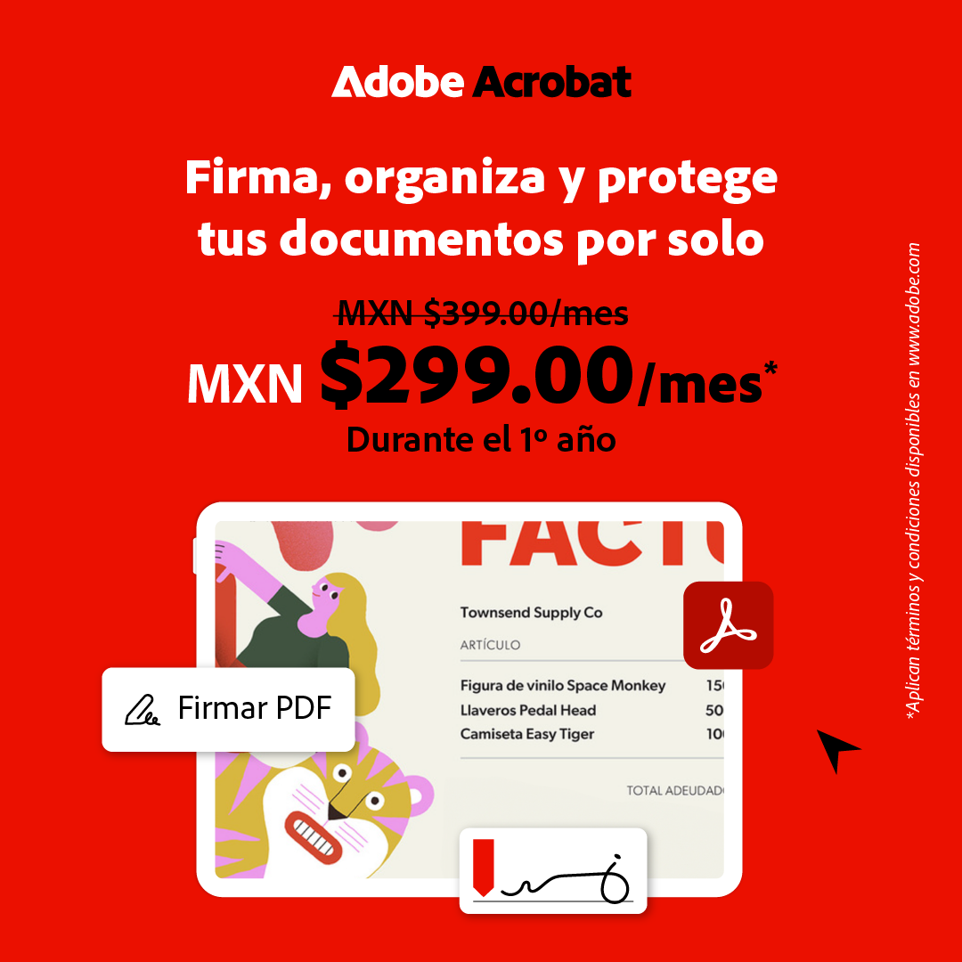 Adobe Latinoamerica Facebook ad