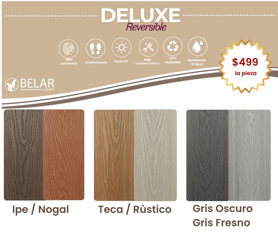 Grupo Belar Facebook ad: Nuestro deck de WPC combina elegancia, resistencia y…