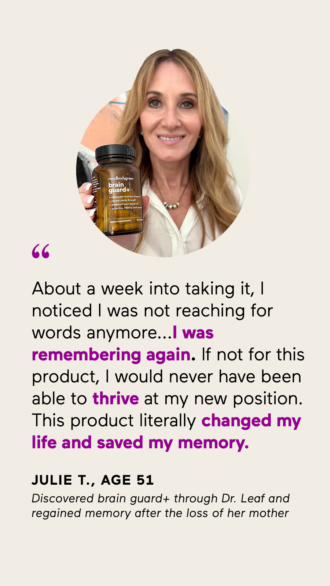 Dr. Caroline Leaf Facebook ad
