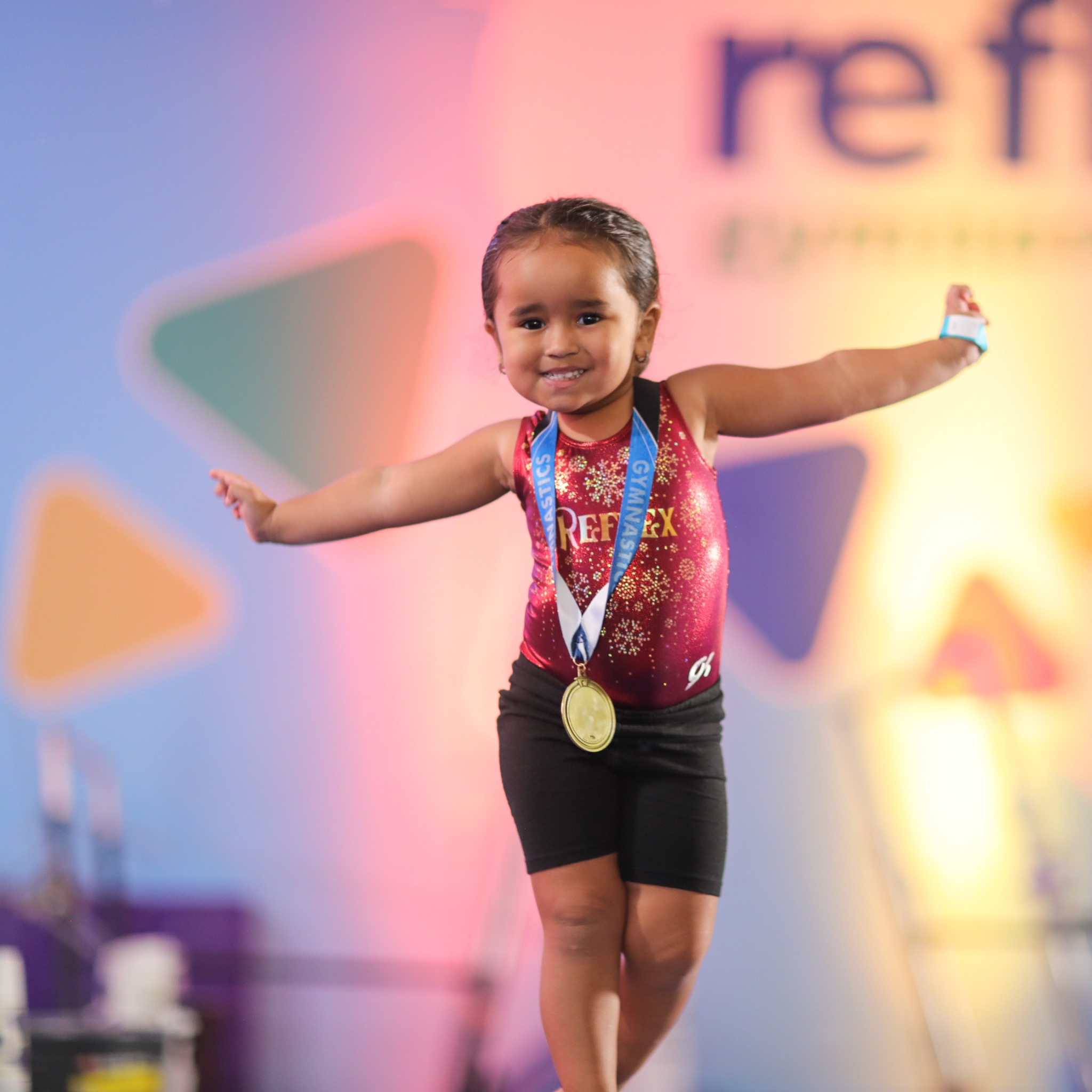 Reflex Gymnastics Facebook ad: Give your Preschooler Fun and Fitness all year…