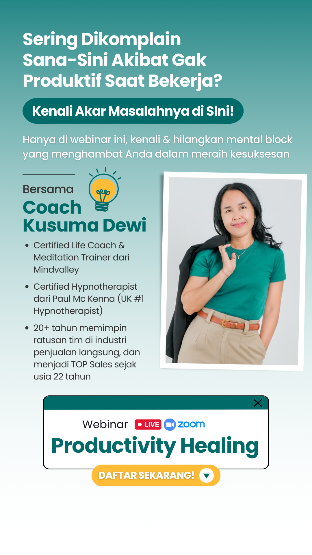 Coach Kusuma Dewi Facebook ad