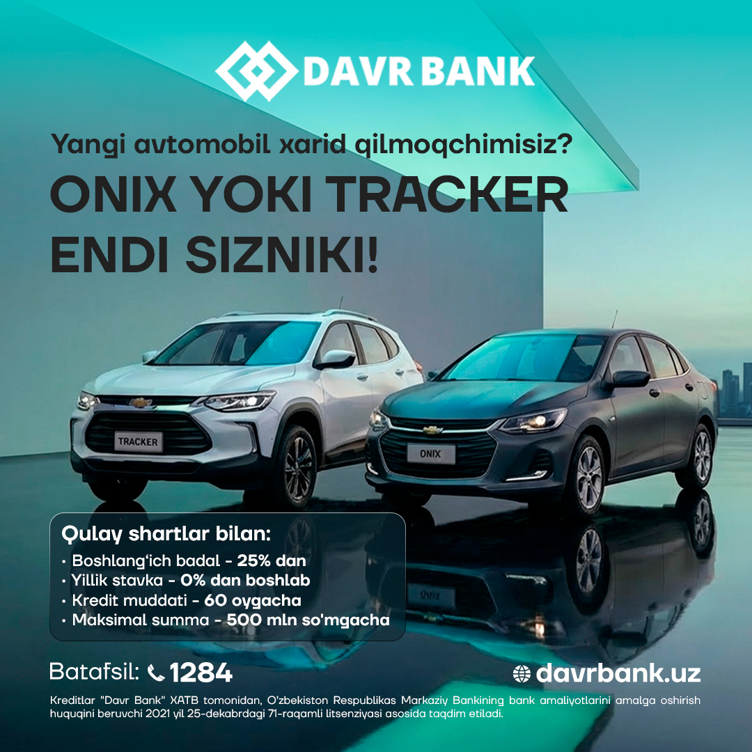 Davr Bank Facebook ad