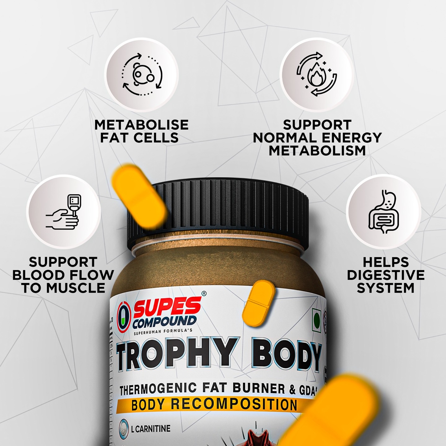 True.pharmwellness Facebook ad: Burn Stubborn Fat Faster