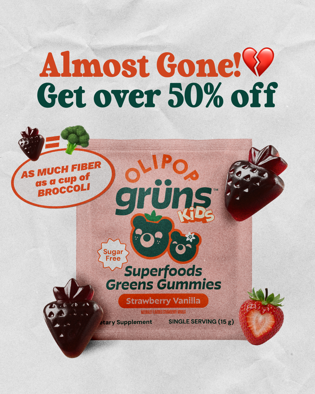 Grüns Kids Facebook ad