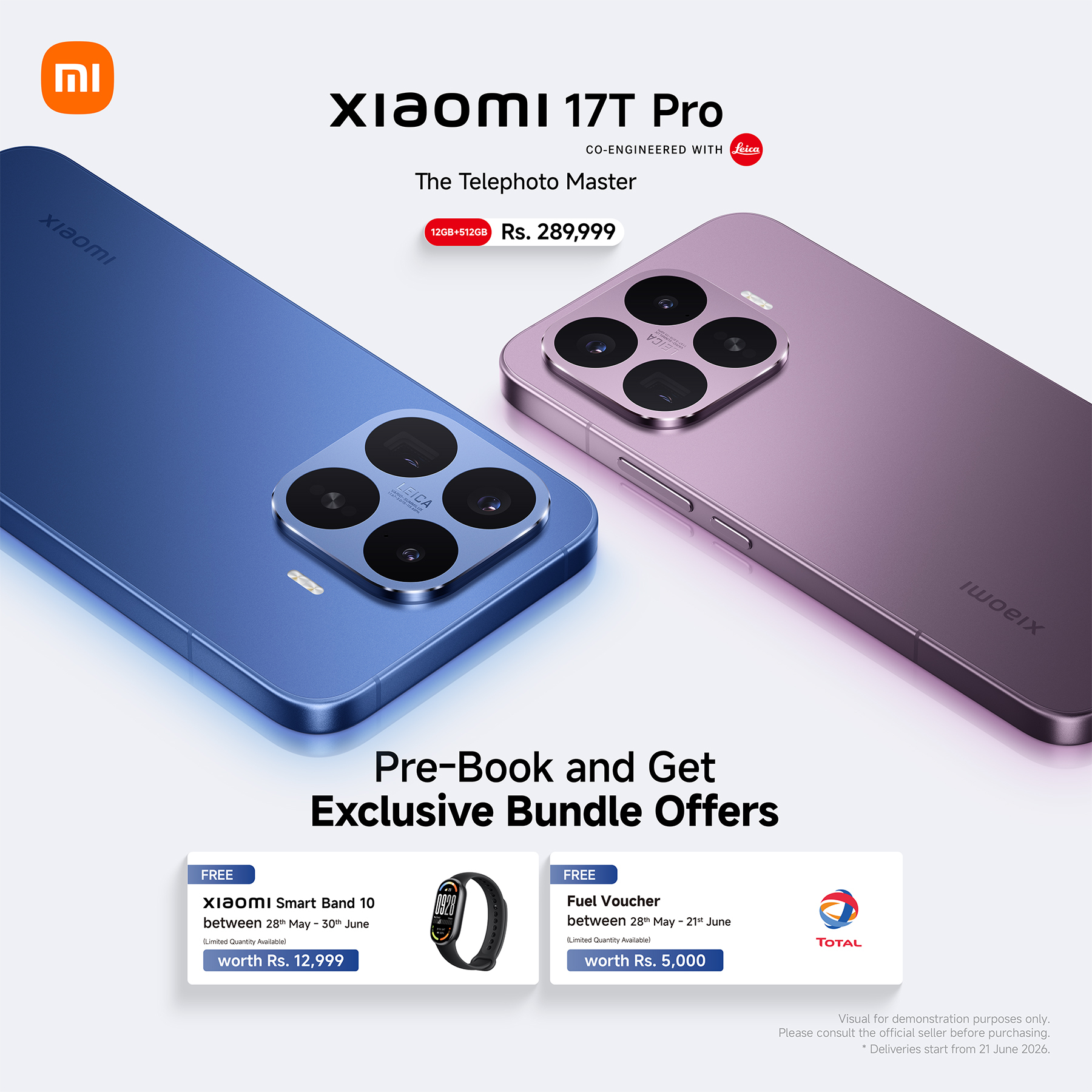 Xiaomi Pakistan Facebook ad: Pre-book the Xiaomi 17T Series now & get…