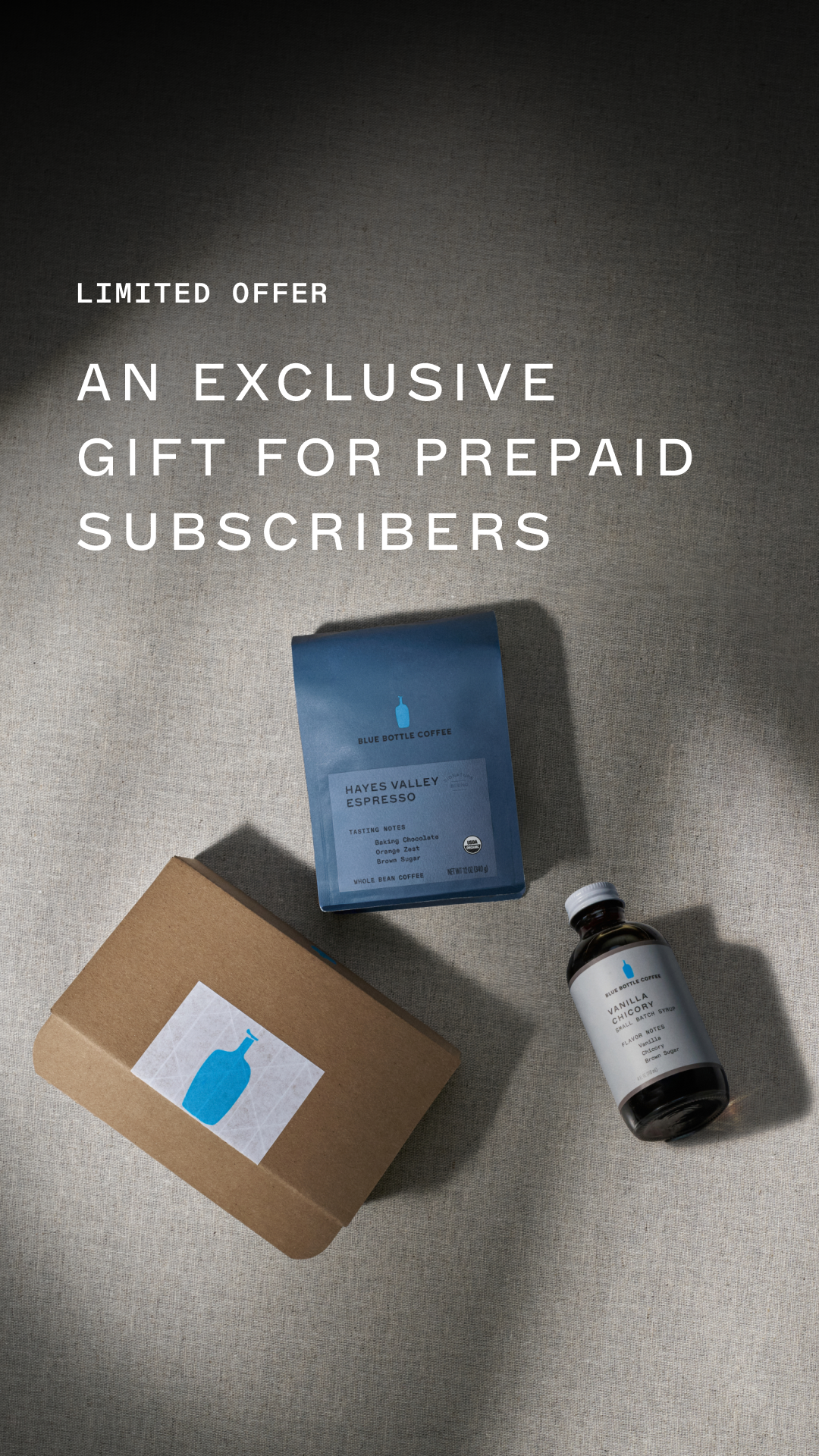 Blue Bottle Coffee Facebook ad