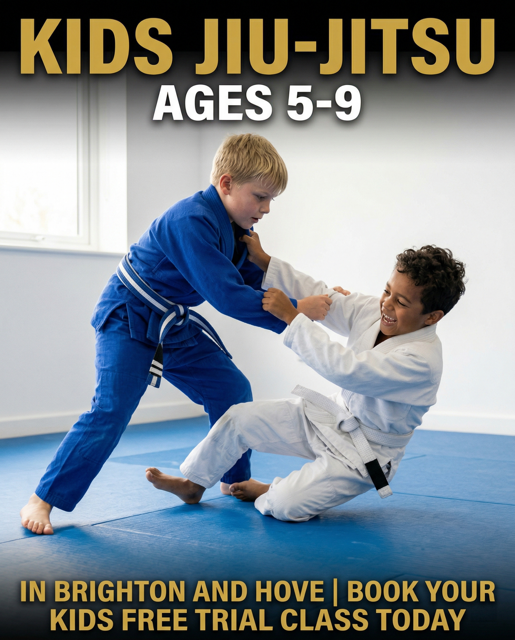 One Jiu-Jitsu Facebook ad: Free Kids Jiu-Jitsu Class in Brighton and Hove