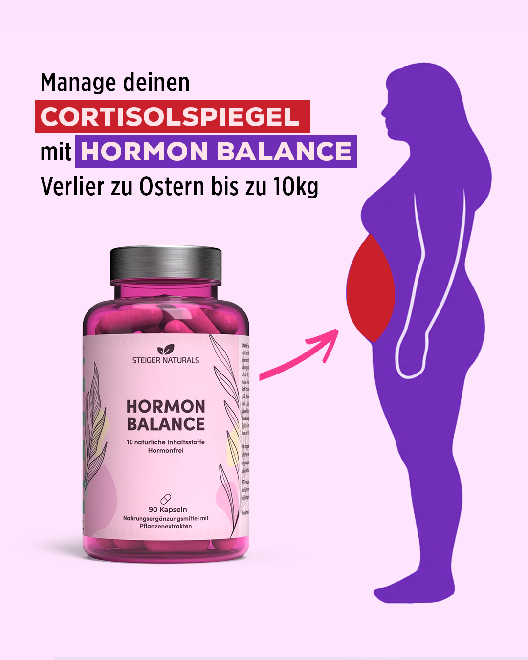 Deutsches Gesundheitsportal Facebook ad: Schluss mit Wechseljahres-Beschwerden
