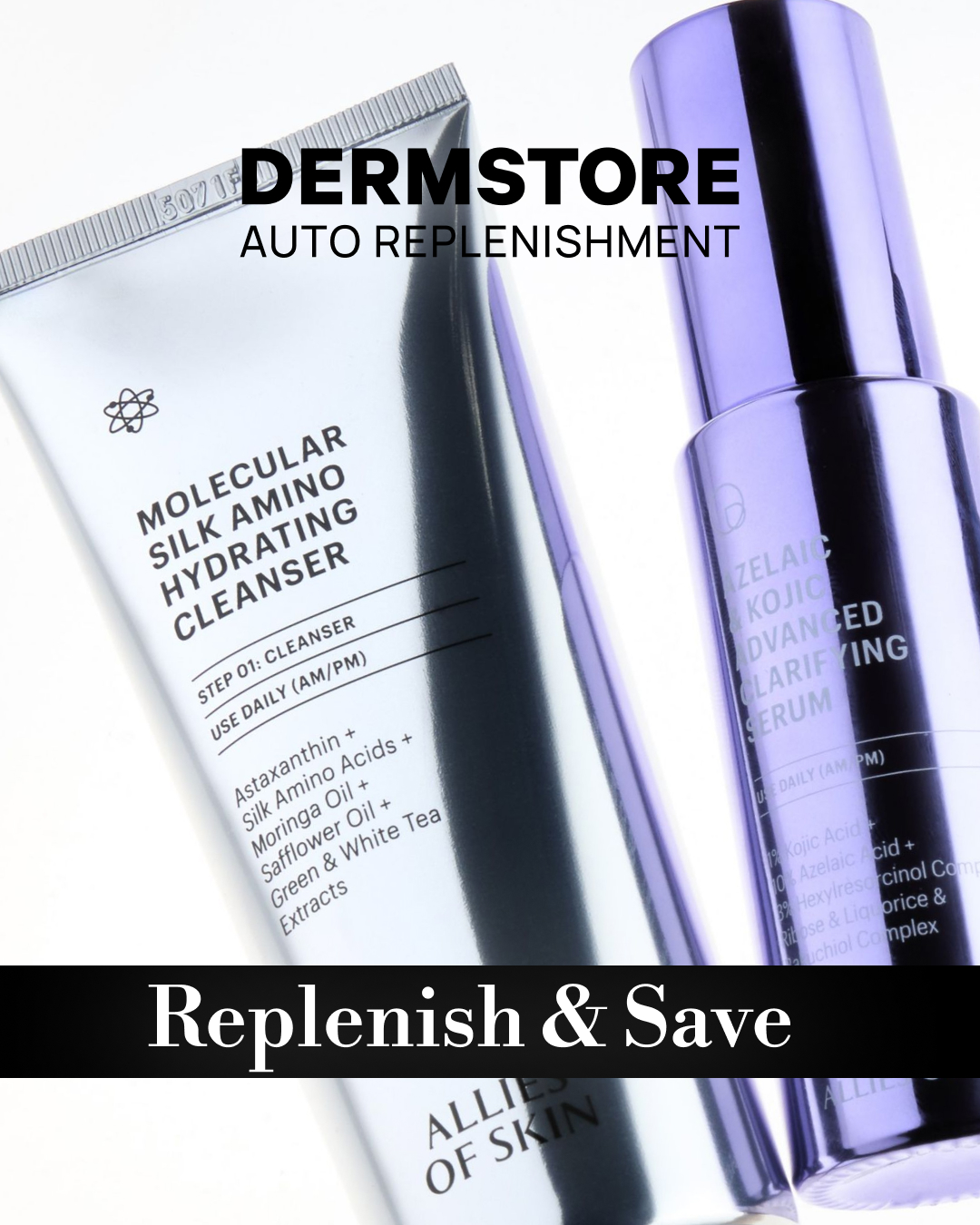 Dermstore Facebook ad: Never Run Out Again