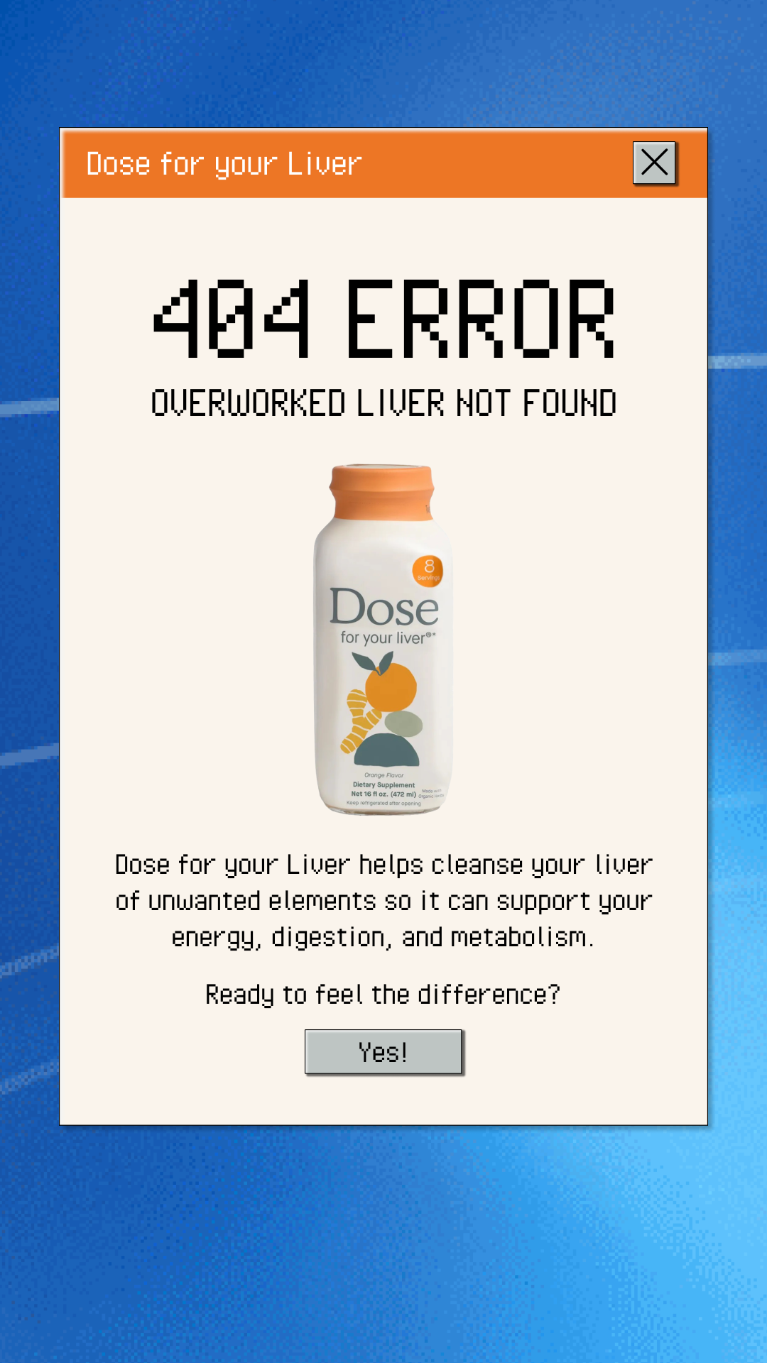Dose Facebook ad