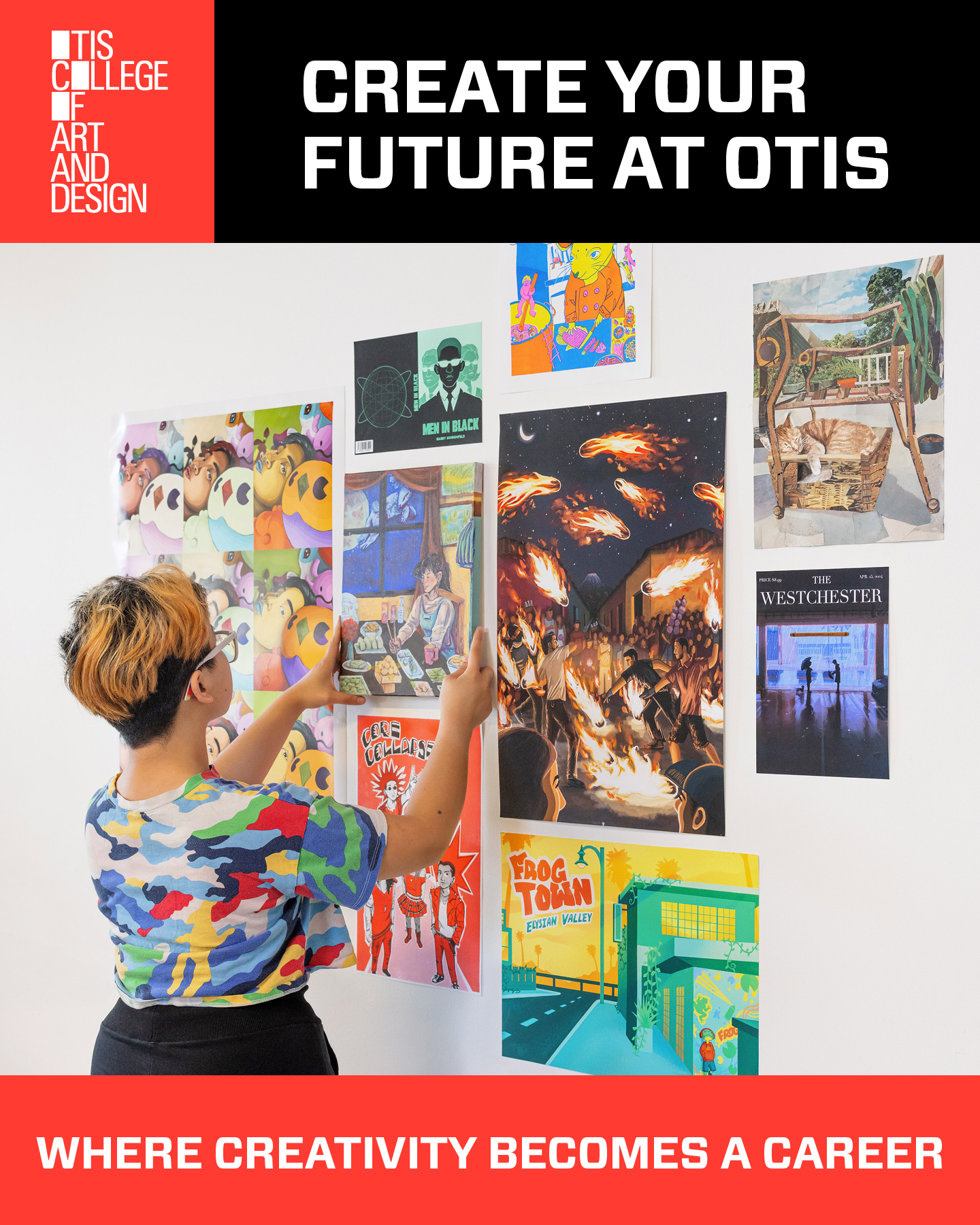 Otis College of Art and Design Facebook ad from Dec 15, 2025