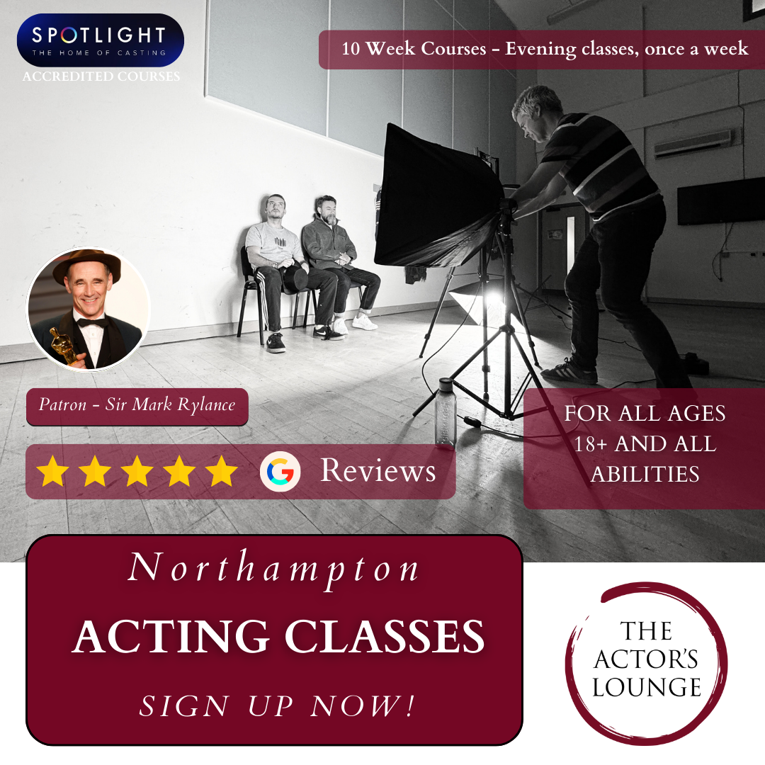 The Actor's Lounge Facebook ad: Learn to Act Today!