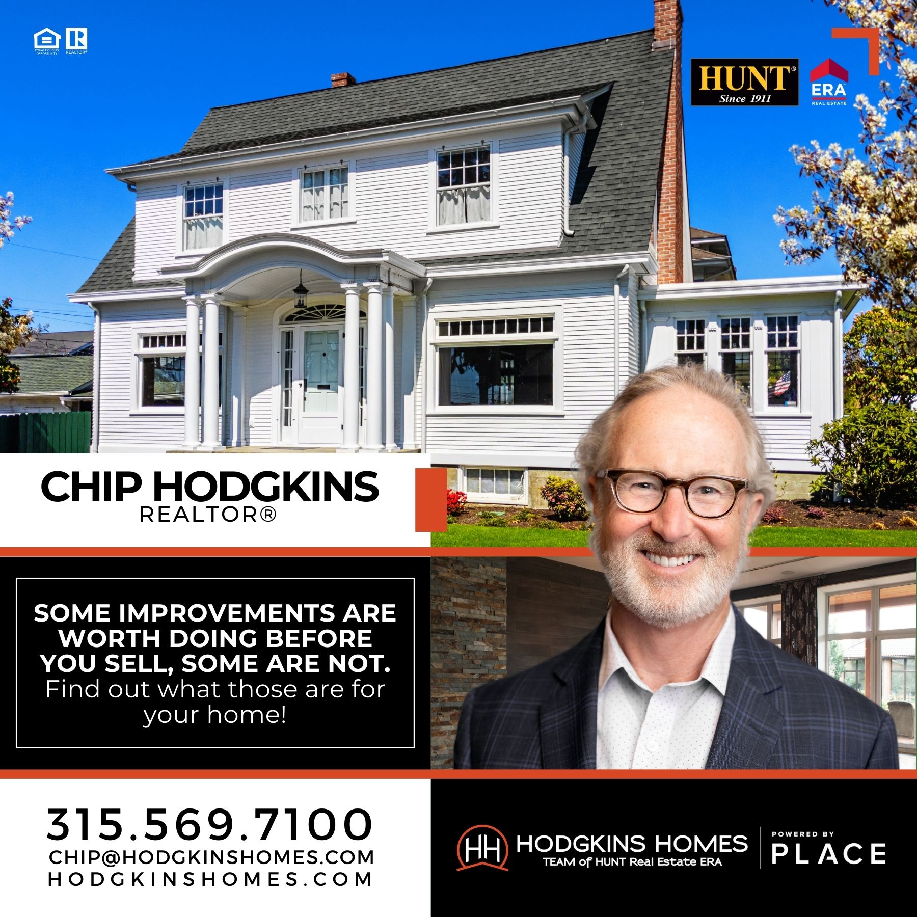 Hodgkins Homes Facebook ad: Hodgkins Homes | HUNT Real Estate ERA | PLACE