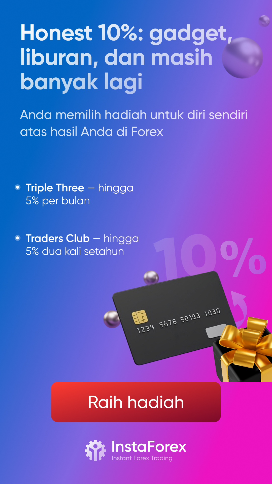 Instaforex Indonesia Facebook ad