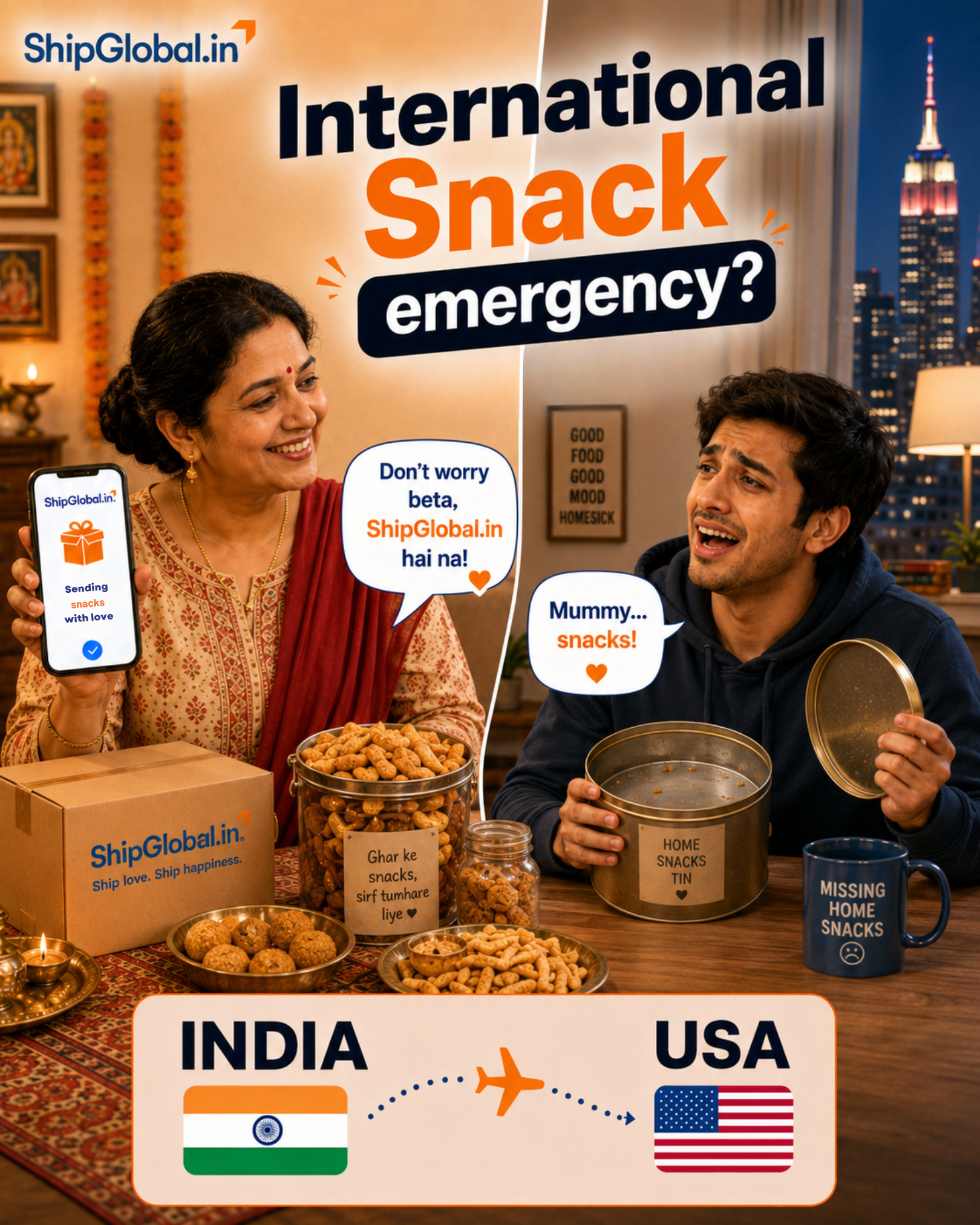 ShipGlobal.in Facebook ad