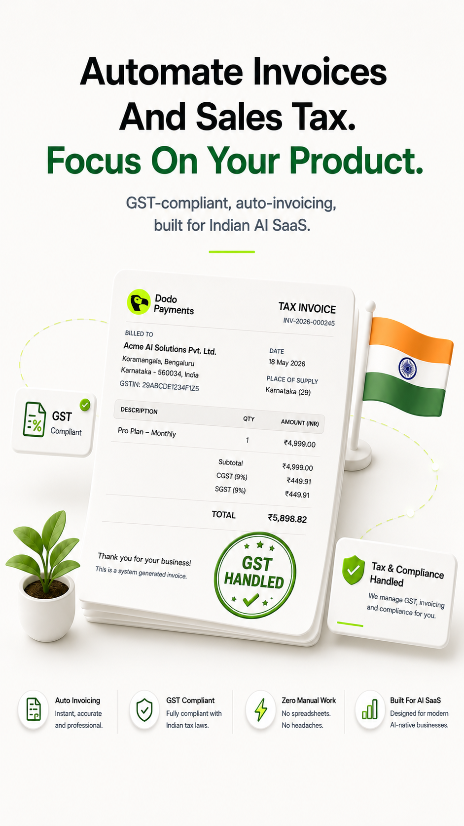 Dodo Payments Facebook ad from Jul 10, 2026