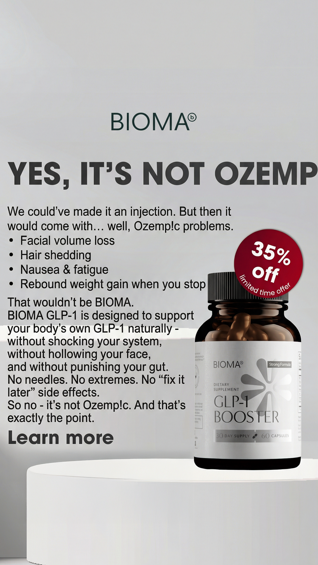 Bioma.Health Facebook ad