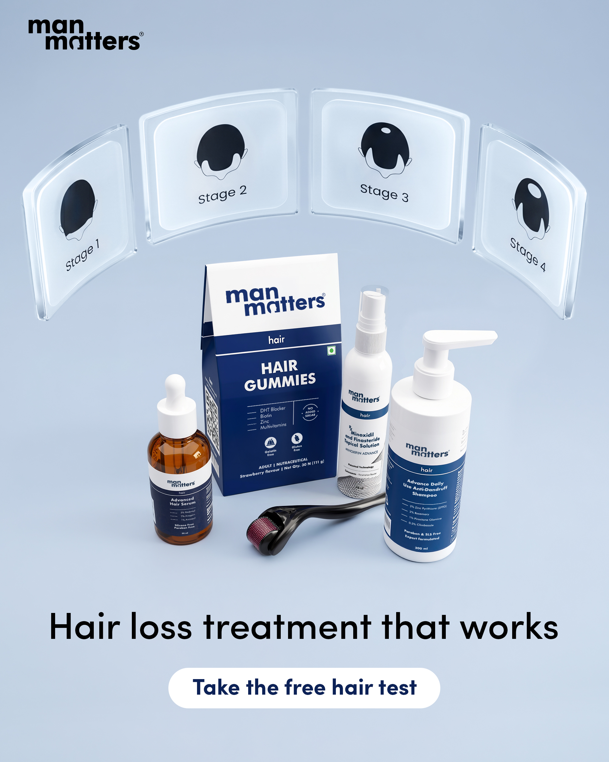 Hair Matters by Man Matters Facebook ad