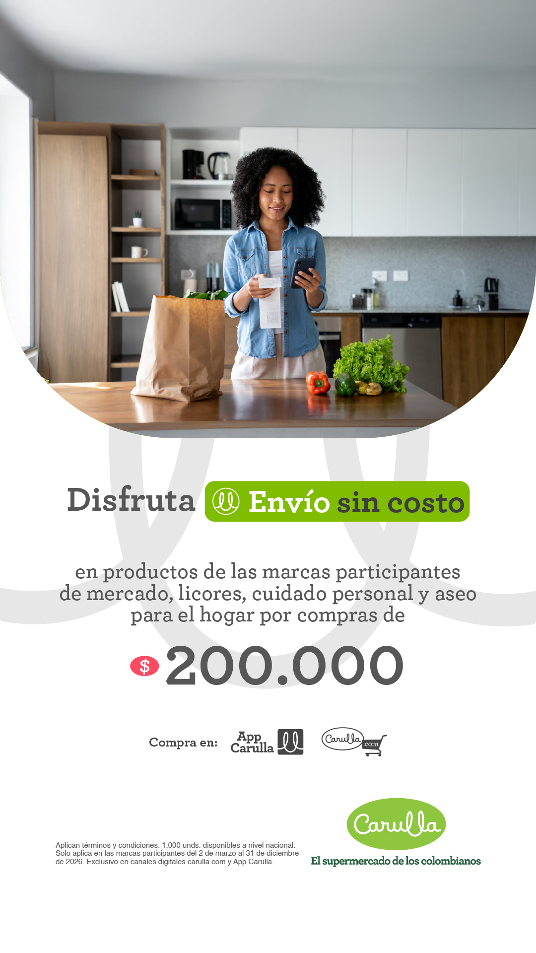 Carulla Facebook ad from Aug 13, 2026