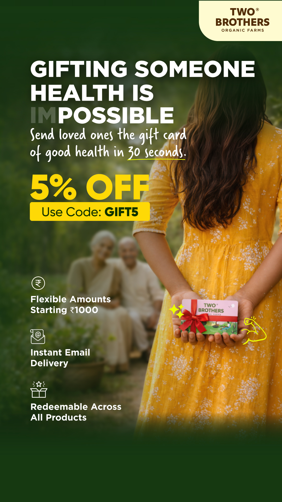 Two Brothers Organic Farms Facebook ad