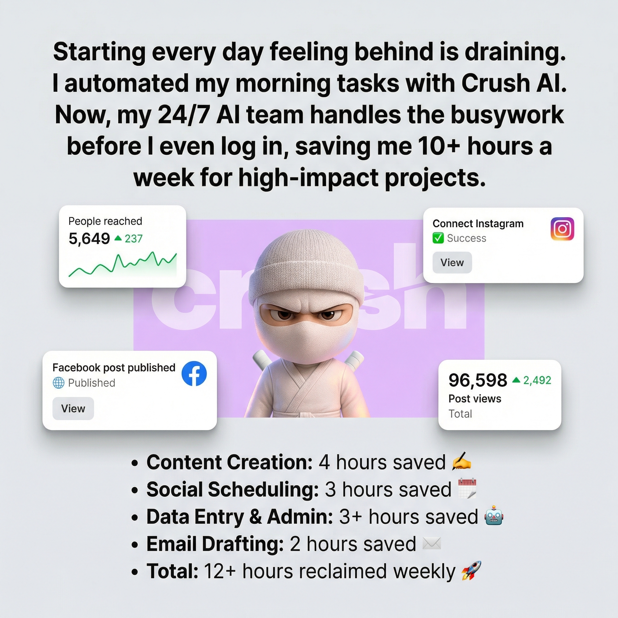 trycrush.ai Facebook ad