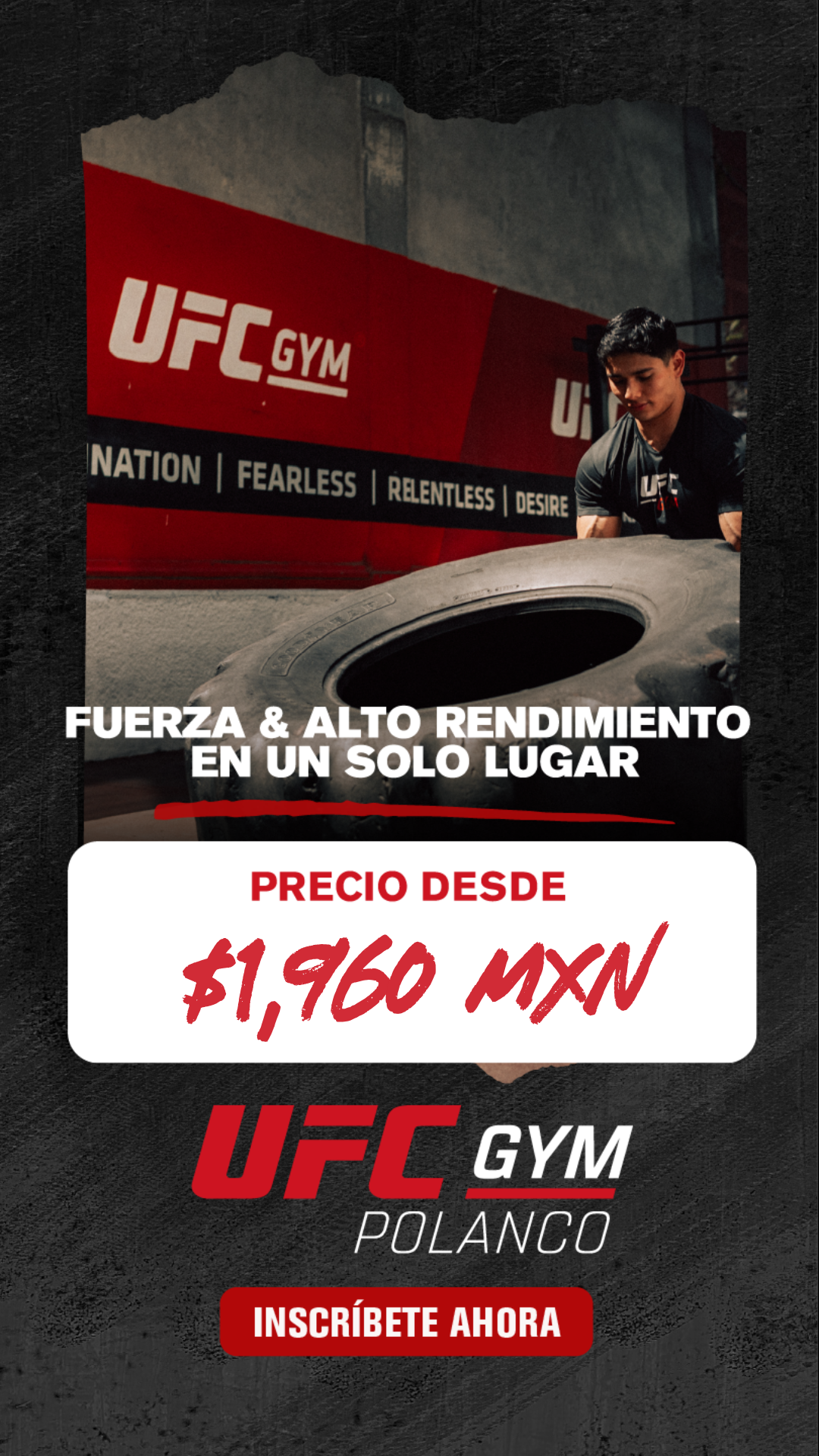 UFC Gym México Facebook ad