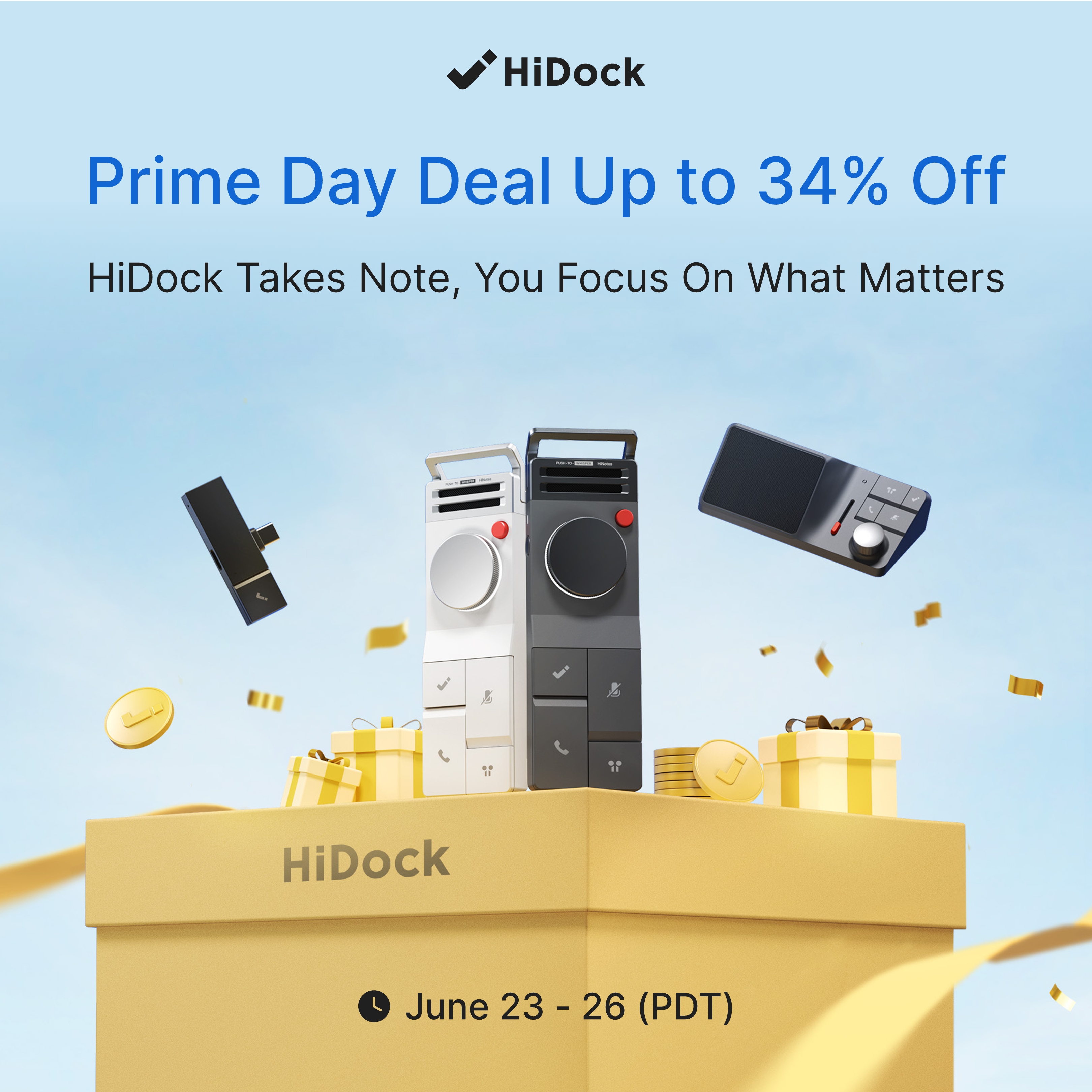 HiDock Global Facebook ad