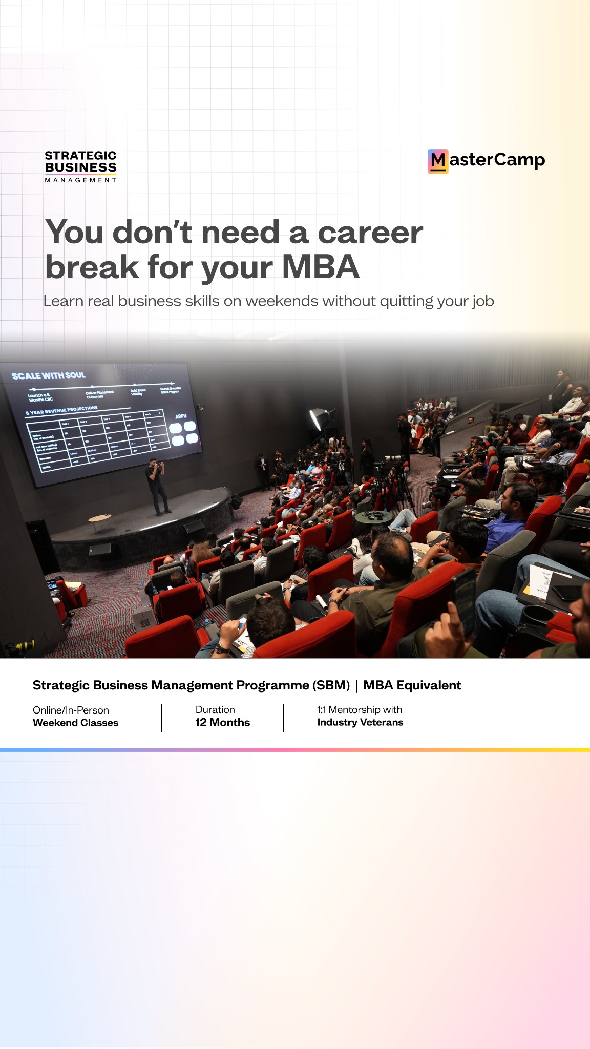 MasterCamp Facebook ad