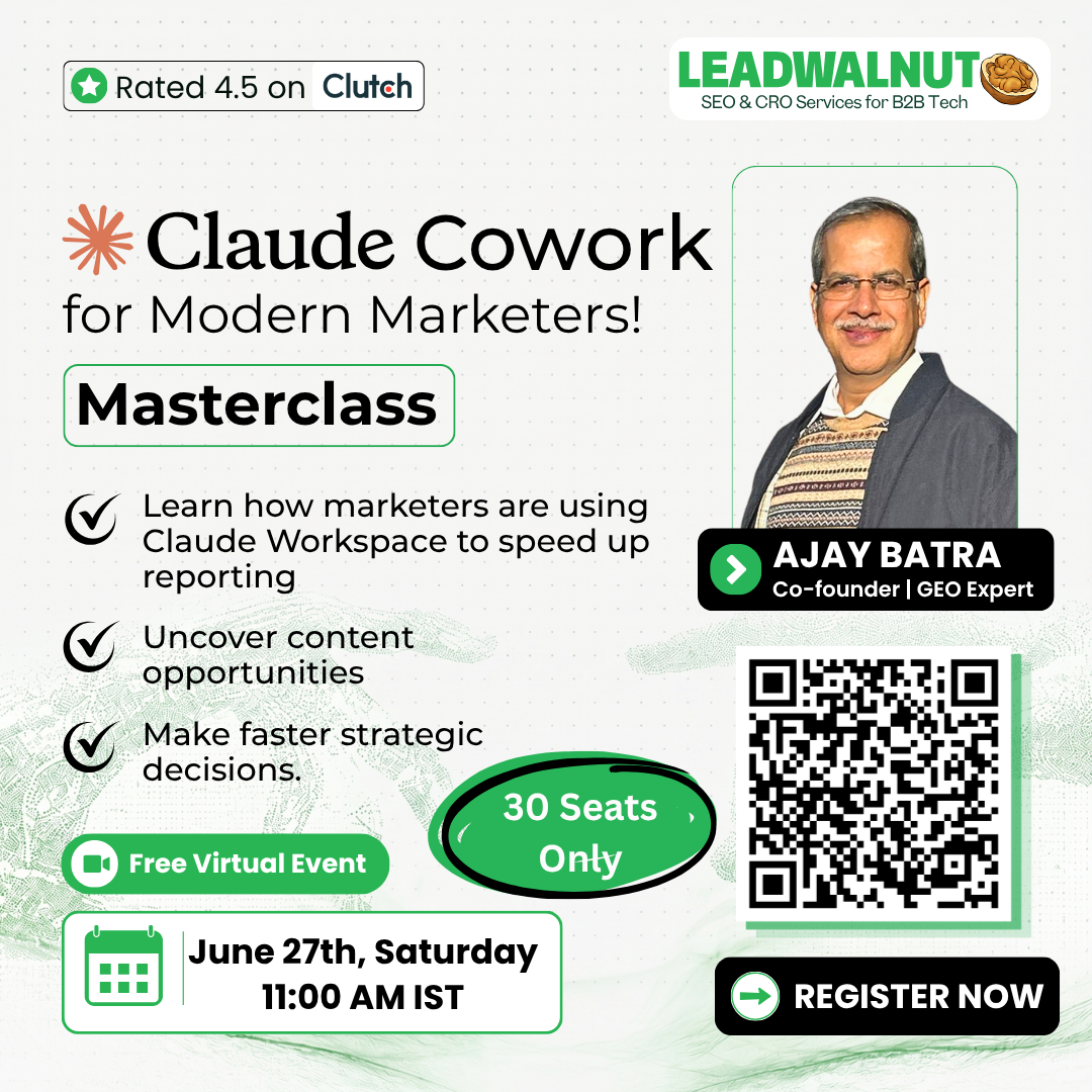 DataDriven Facebook ad: Claude Cowork Masterclass for Marketers