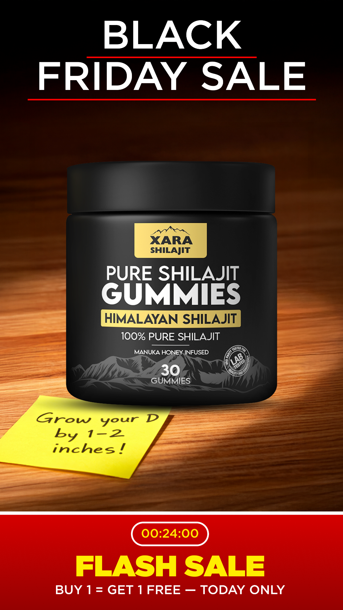 Xara Shilajit Facebook ad
