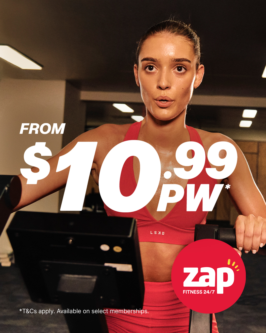 Zap Fitness 24/7 Facebook ad from May 20, 2026