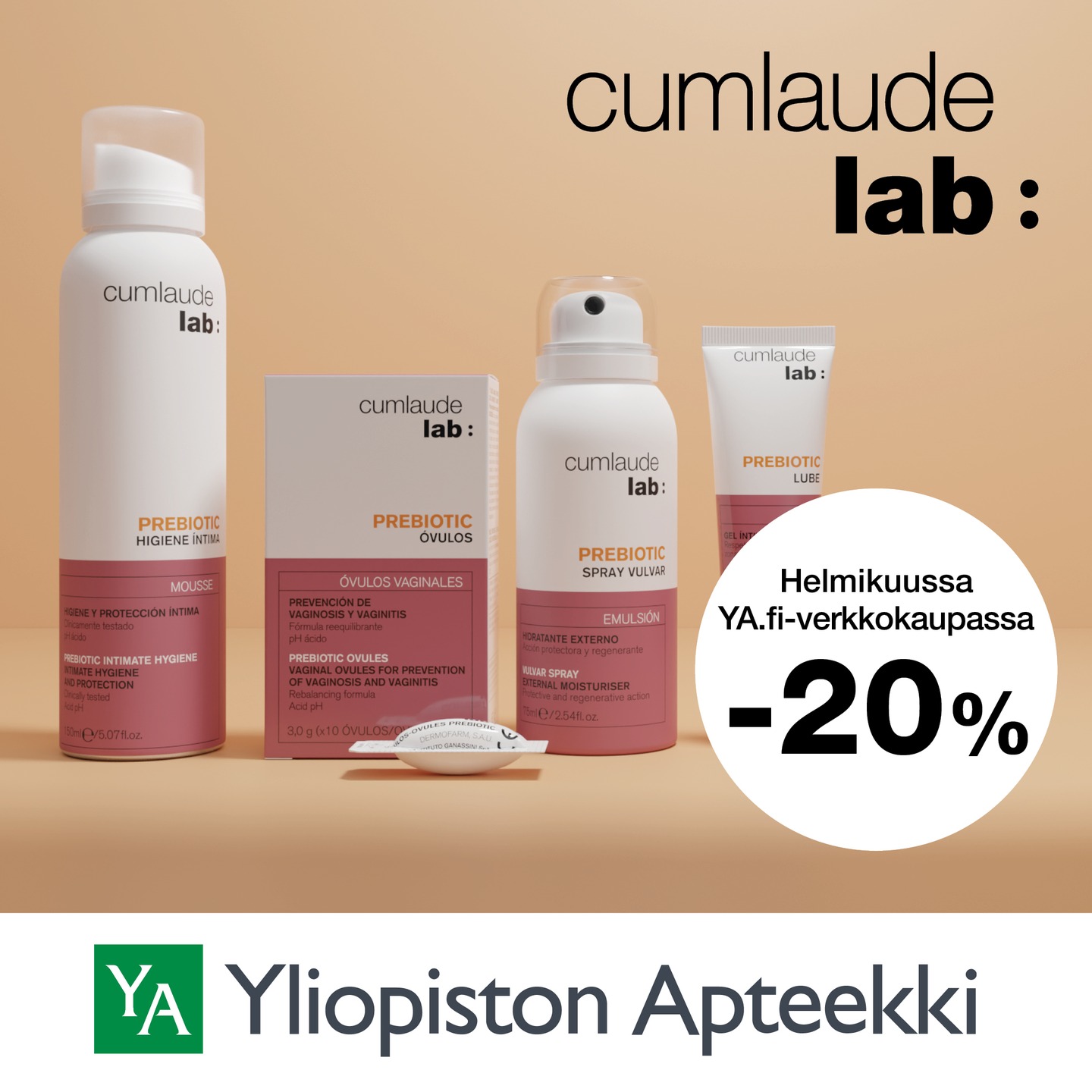 Cumlaude Lab Suomi Facebook ad: Cumlaude Lab | Yliopiston Apteekki
