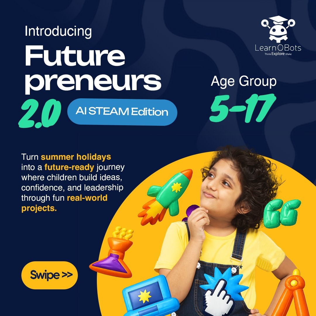 LearnOBots Facebook ad: Your child can do more than just scroll…