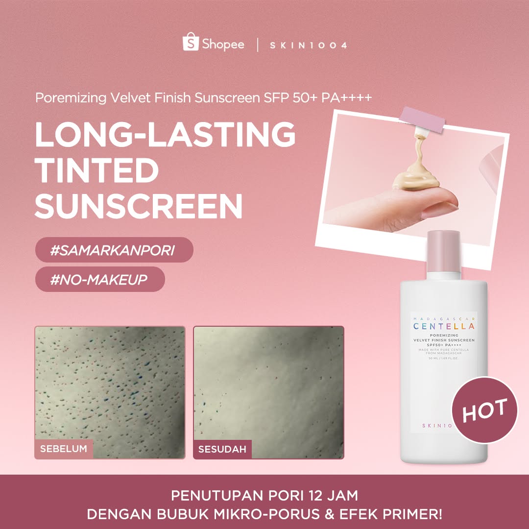 SKIN1004_Indonesia Facebook ad: BACK IN STOCK, Diskon 65%!